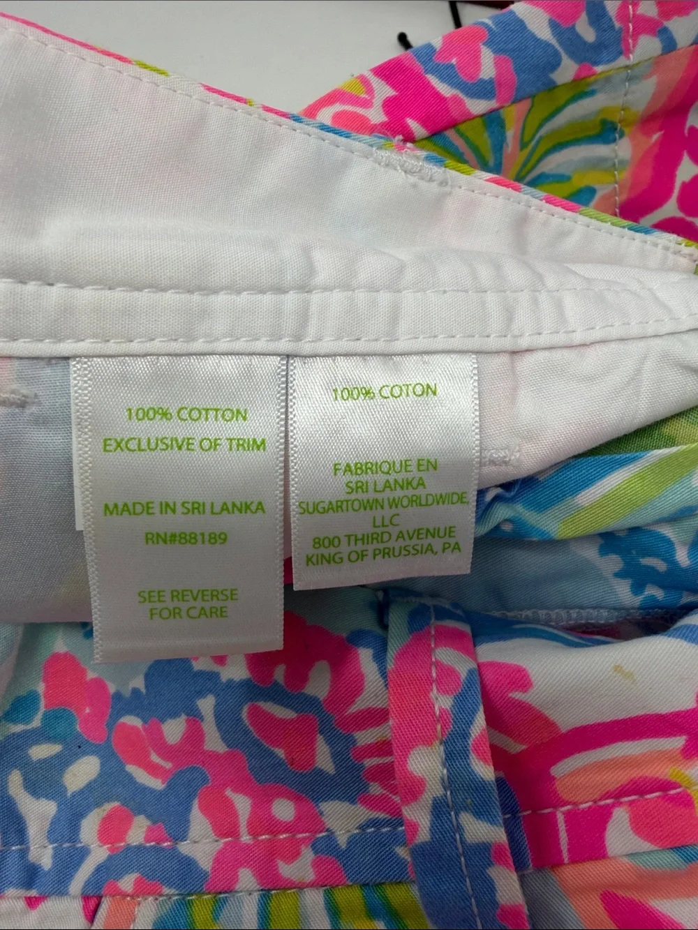 Lilly Pulitzer Tropical & Fish Print The Callahan Shorts Size 4
